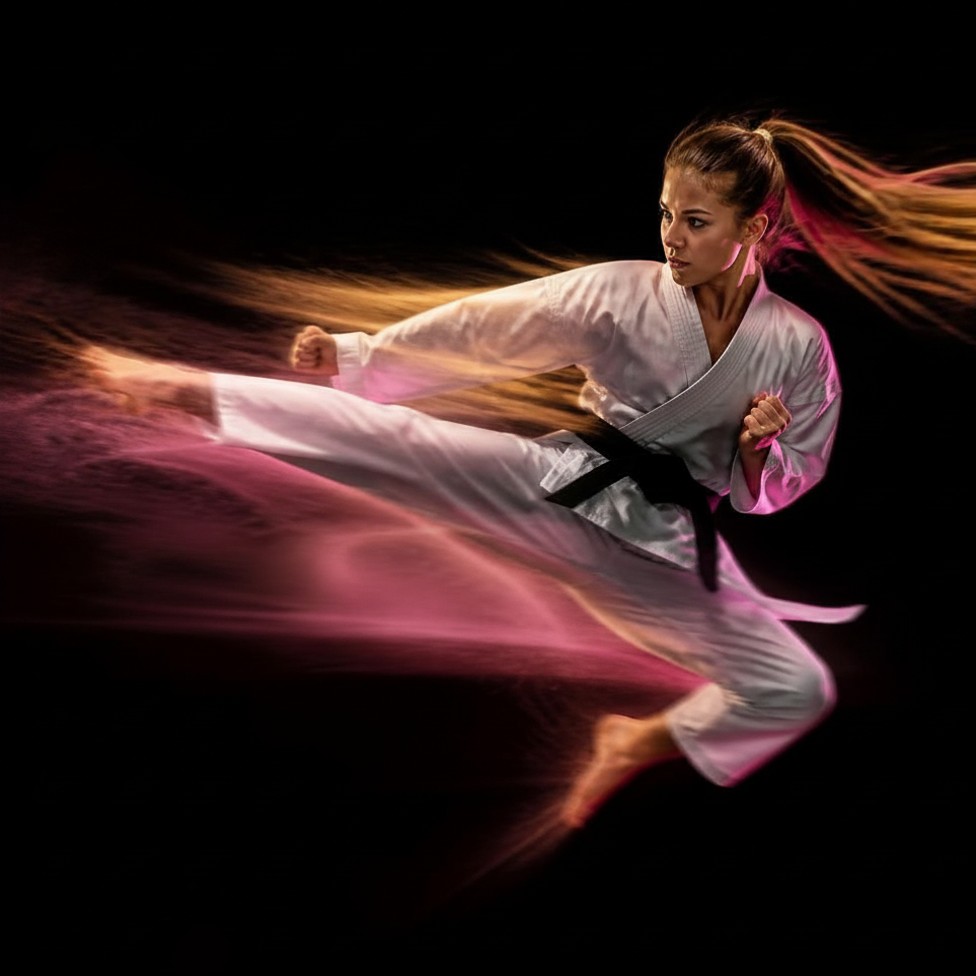 ATA Taekwondo athlete